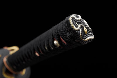 Hebi no Hi Katana 蛇の火 – Tamahagane, Serpent Tsuba – view 16