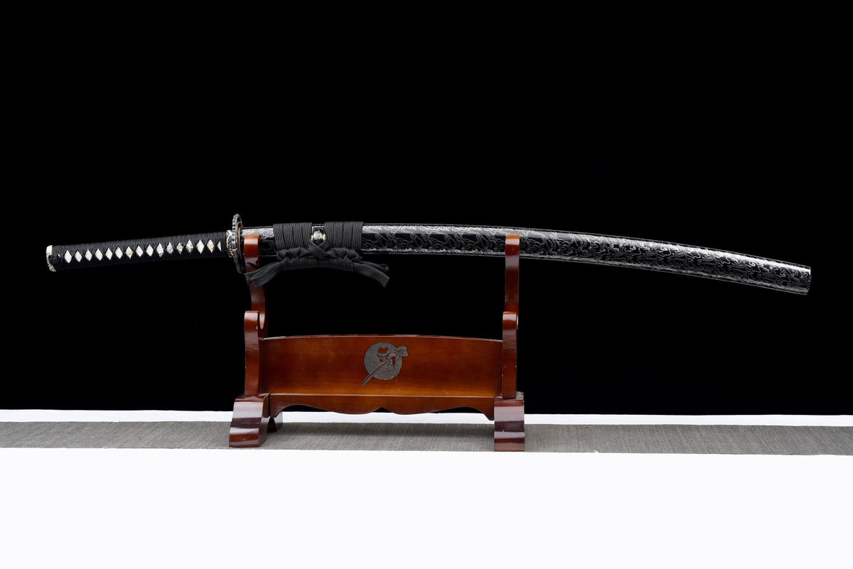 Kurotaka 黒鷹 Katana — San-Mai Steel, Black Hawk – view 2