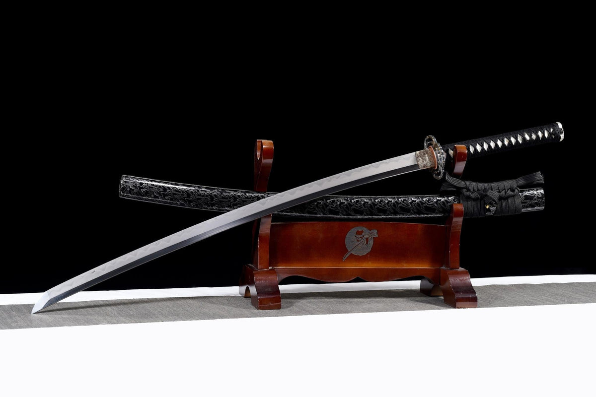 Kurotaka 黒鷹 Katana — San-Mai Steel, Black Hawk – view 4