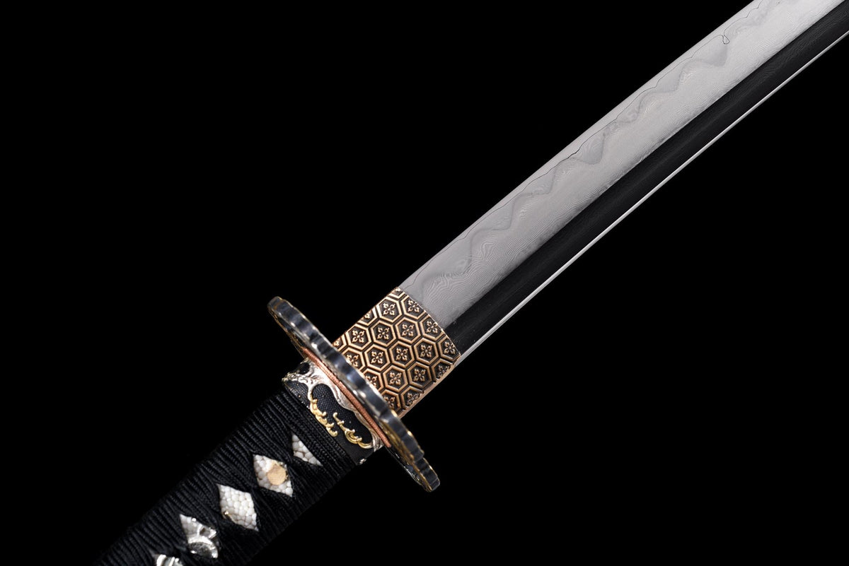 Kurotaka 黒鷹 Katana — San-Mai Steel, Black Hawk – view 7