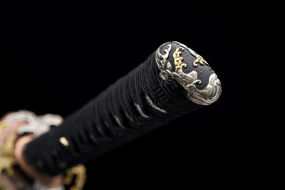 Kurotaka 黒鷹 Katana — San-Mai Steel, Black Hawk – view 16