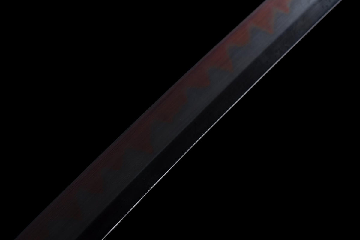 Kokuenmaru 黒炎丸 Katana – T10 Steel, Red Hamon – view 6