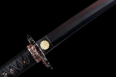 Kokuenmaru 黒炎丸 Katana – T10 Steel, Red Hamon – view 7