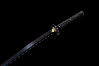 Kokuenmaru 黒炎丸 Katana – T10 Steel, Red Hamon – view 8