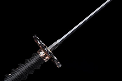 Kokuenmaru 黒炎丸 Katana – T10 Steel, Red Hamon – view 13