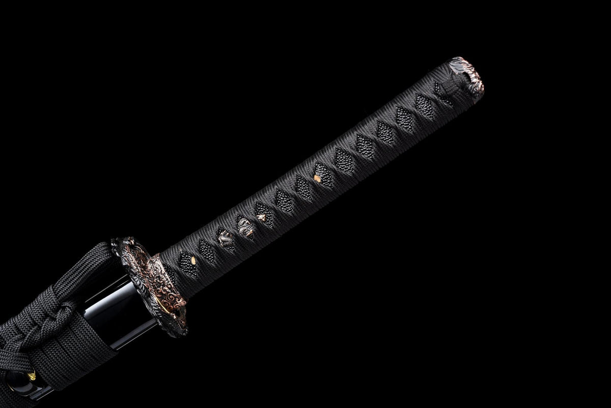 Kokuenmaru 黒炎丸 Katana – T10 Steel, Red Hamon – view 16