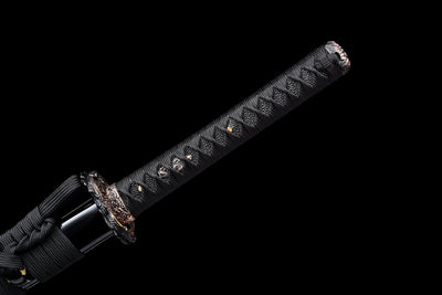 Kokuenmaru 黒炎丸 Katana – T10 Steel, Red Hamon – view 16