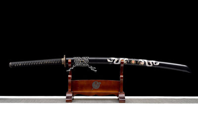 Odachi Dragon 龍 — Hand-Forged T10 Steel, Clay-Tempered Hamon – view 2