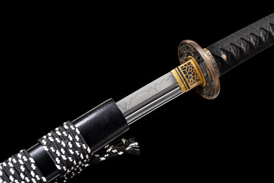 Odachi Dragon 龍 — Hand-Forged T10 Steel, Clay-Tempered Hamon – view 10