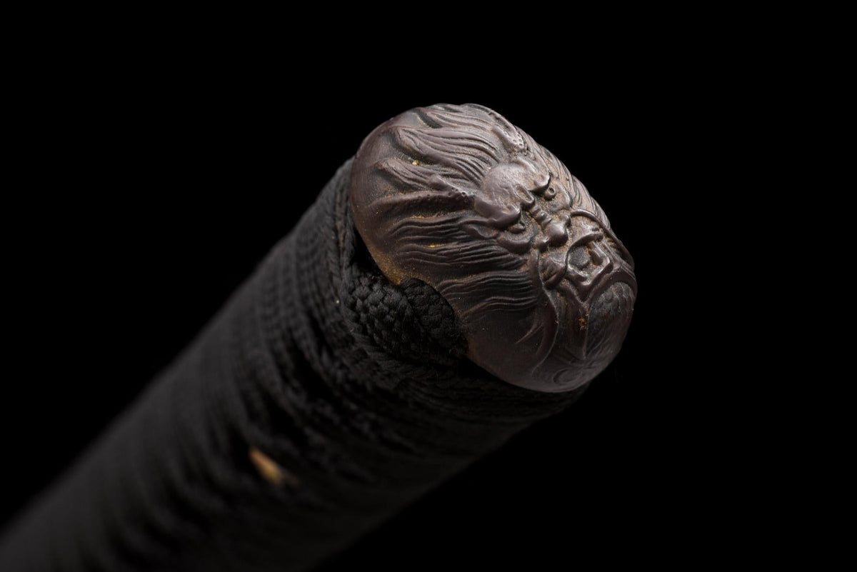 Odachi Dragon 龍 — Hand-Forged T10 Steel, Clay-Tempered Hamon – view 17