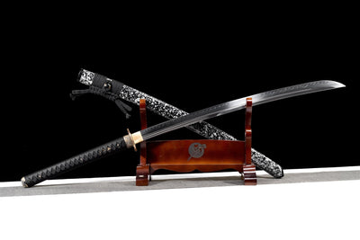 Kurohyō Odachi 黒豹 – Hand-Forged T10 Steel, Clay-Tempered – view 2
