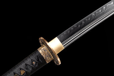 Kurohyō Odachi 黒豹 – Hand-Forged T10 Steel, Clay-Tempered – view 6