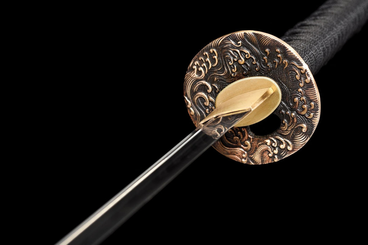 Kurohyō Odachi 黒豹 – Hand-Forged T10 Steel, Clay-Tempered – view 8