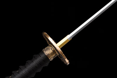 Kurohyō Odachi 黒豹 – Hand-Forged T10 Steel, Clay-Tempered – view 11