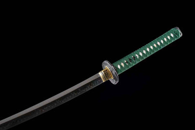 Geisha 芸者 Katana – T10 Carbon Steel with Hamon Line – view 5