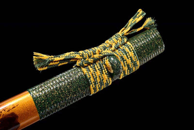 Geisha 芸者 Katana – T10 Carbon Steel with Hamon Line – view 8