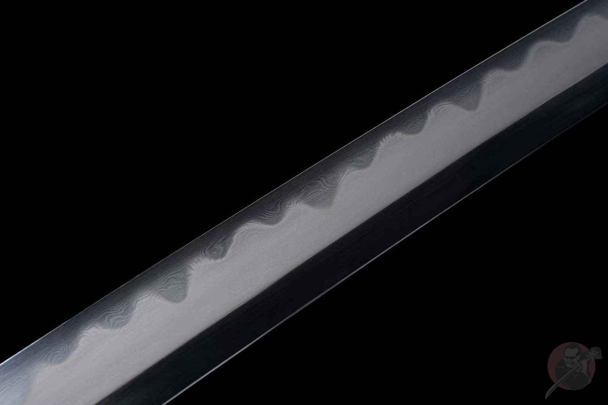 Shōgun 将軍 Katana – Damascus Steel, Sculpted Copper Saya & Tsuka – view 6