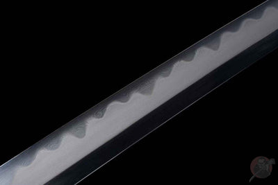 Shōgun 将軍 Katana – Damascus Steel, Sculpted Copper Saya & Tsuka – view 6