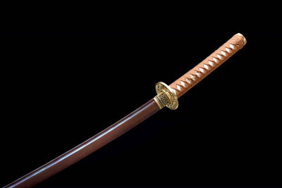Heiwa 平和 Katana — Purple T10 Blade, White Floral Saya – view 9