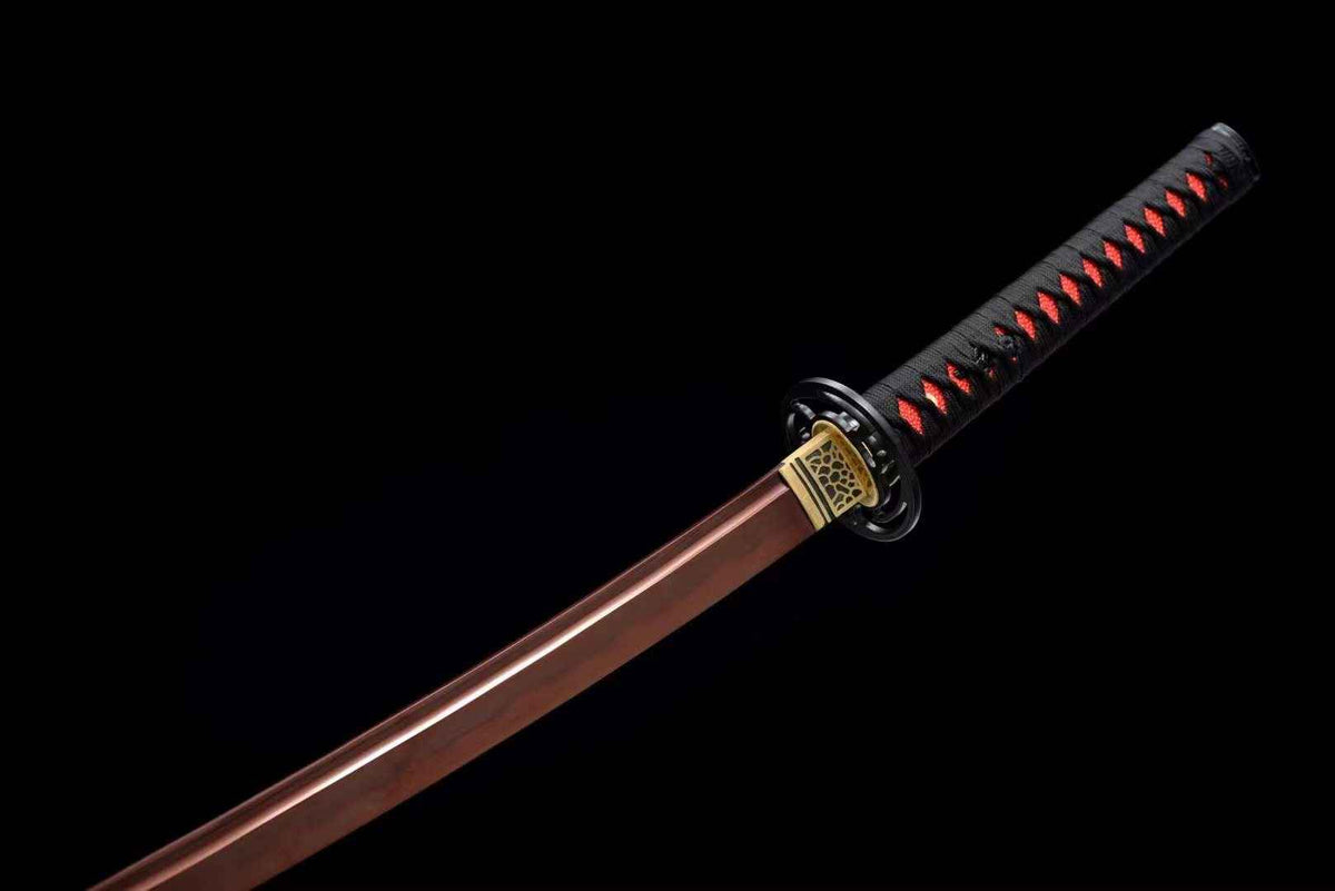 Chikara 力 Katana — Reddish T10 Blade with Bo-hi – view 8