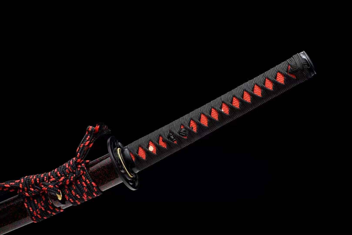 Chikara 力 Katana — Reddish T10 Blade with Bo-hi – view 5