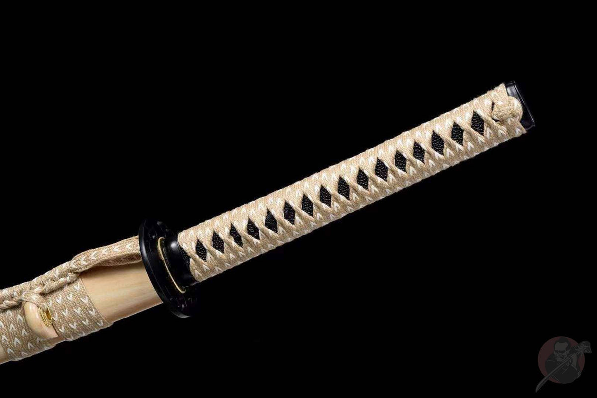 Jin 寺院 Katana – Black Blade, Edo-Style Saya – view 11