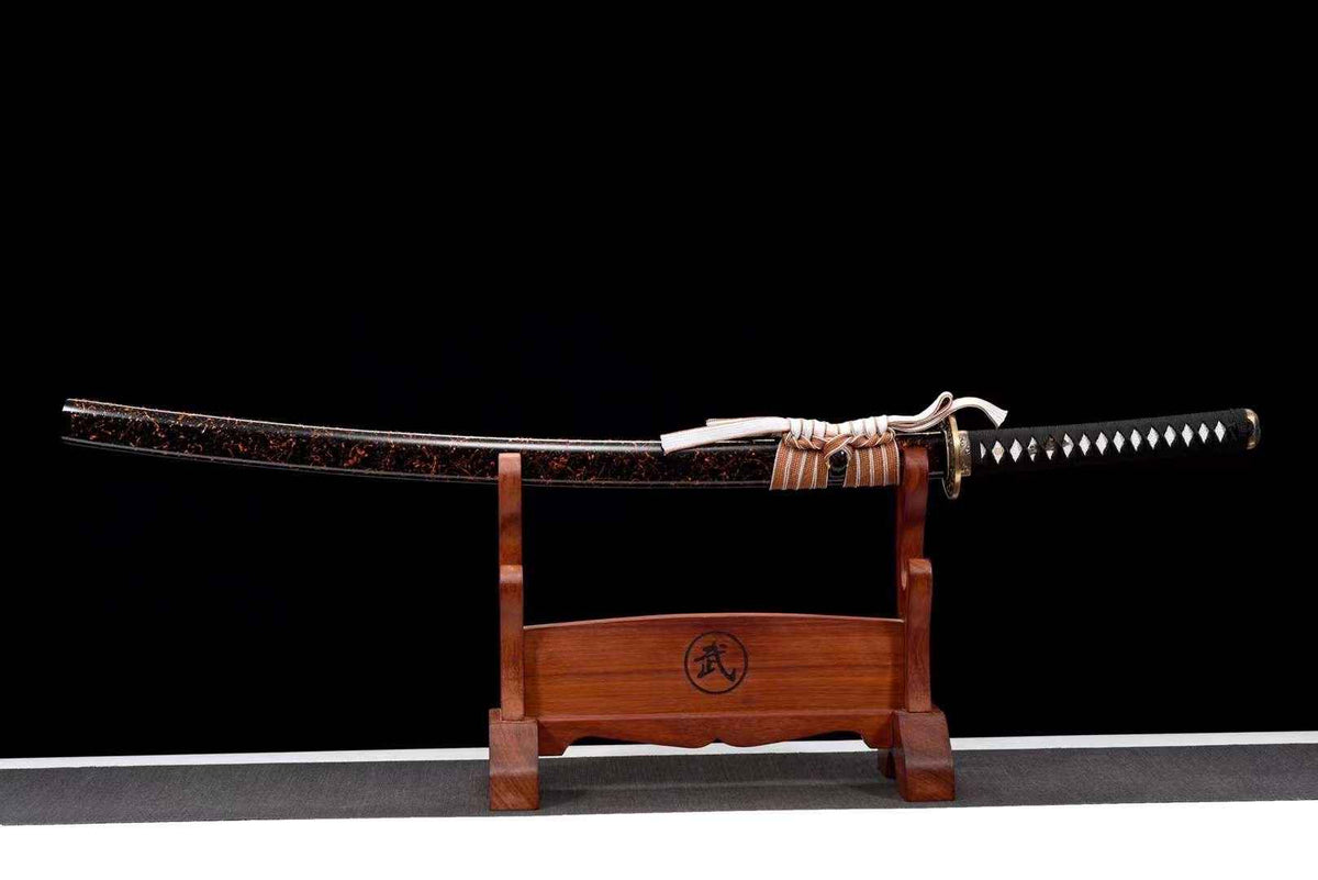 Ōchō 王朝 Katana, T10 Steel, Great Wave Tsuba – view 5