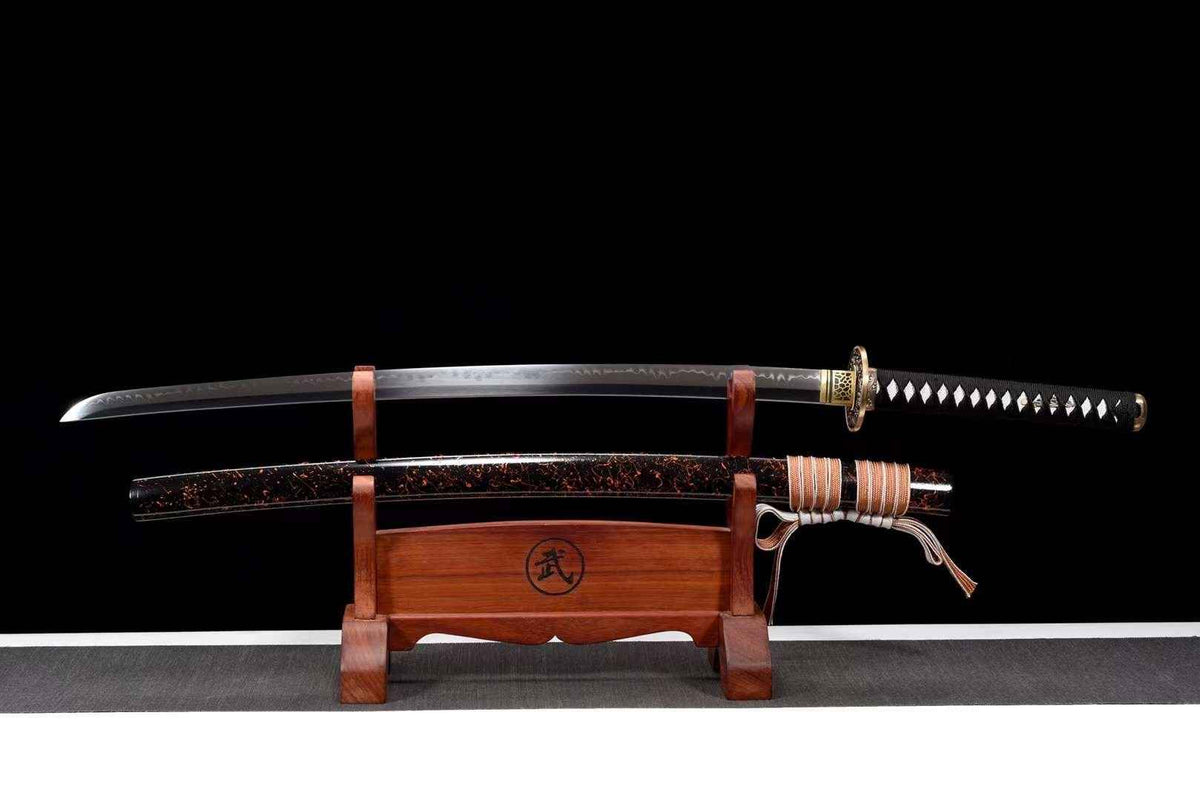 Ōchō 王朝 Katana, T10 Steel, Great Wave Tsuba – view 1