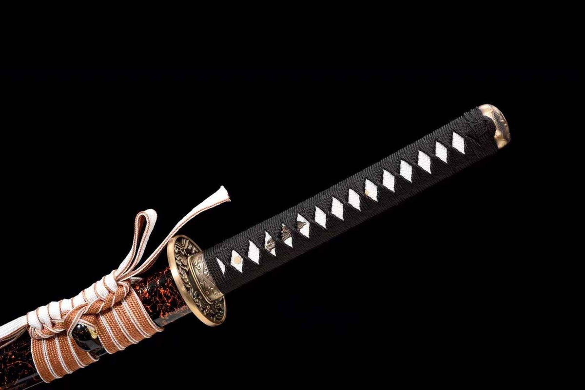 Ōchō 王朝 Katana, T10 Steel, Great Wave Tsuba – view 9