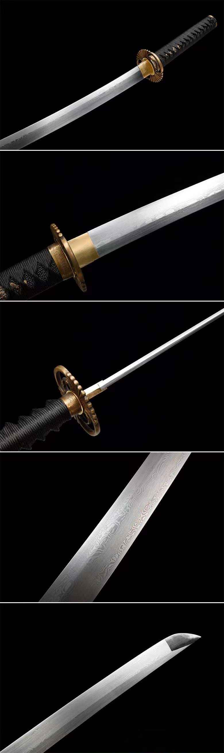 Katana Ōku オーク – Entry-level 608 Steel, Brass Fittings – view 10