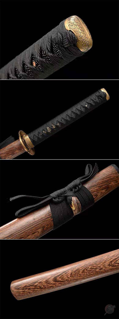 Katana Ōku オーク – Entry-level 608 Steel, Brass Fittings – view 11