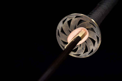 Hyō Katana ヒョウ – Damascus Steel with Bo-hi, Starter Katana – view 7