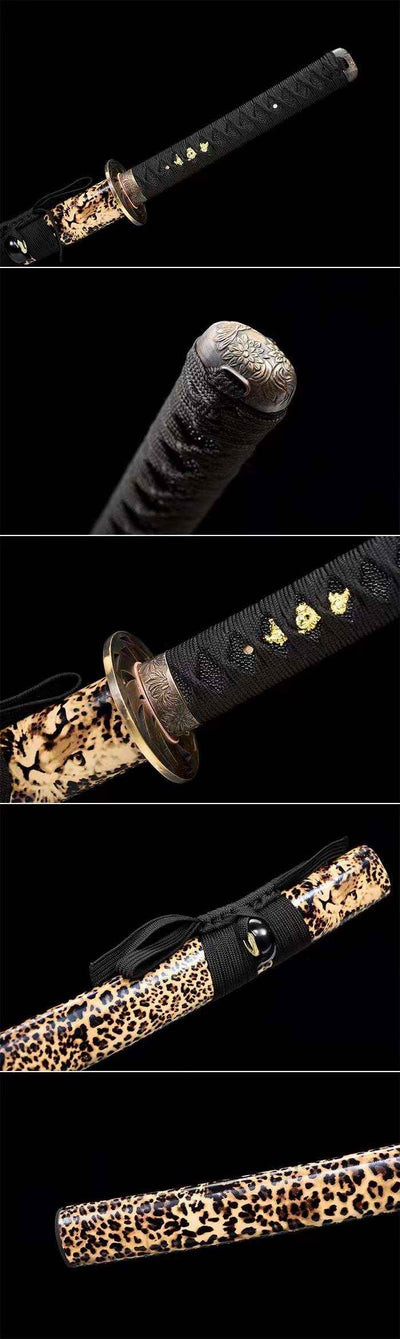 Hyō Katana ヒョウ – Damascus Steel with Bo-hi, Starter Katana – view 9