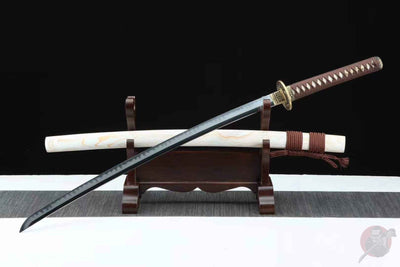 Yūga 優雅 Katana – 1095 Steel, Mirror Polish – view 2