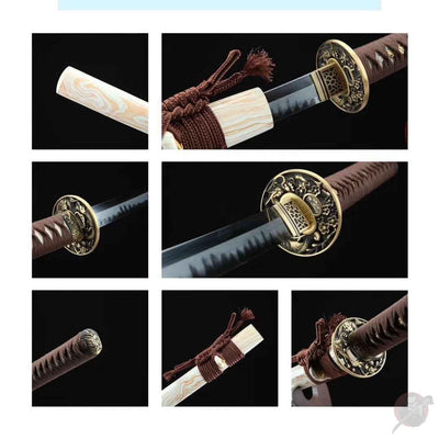 Yūga 優雅 Katana – 1095 Steel, Mirror Polish – view 10