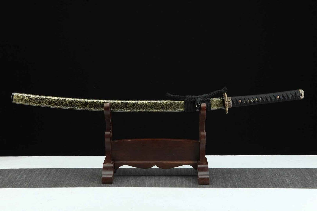 Kaeru カエル Katana – Gold Blade, Manganese Steel – view 3