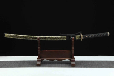 Kaeru カエル Katana – Gold Blade, Manganese Steel – view 3