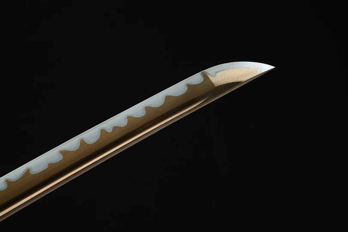 Kaeru カエル Katana – Gold Blade, Manganese Steel – view 9