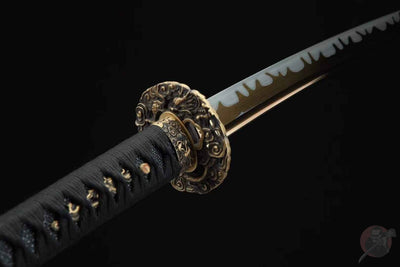 Kaeru カエル Katana – Gold Blade, Manganese Steel – view 6