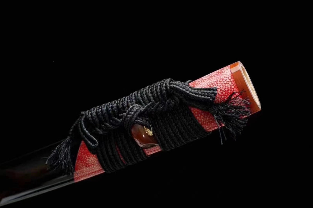 Gin 銀 Katana – Damascus Steel, Magnolia Saya – view 5