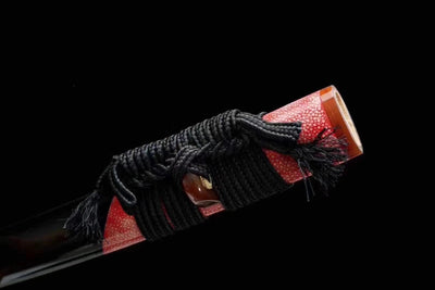 Gin 銀 Katana – Damascus Steel, Magnolia Saya – view 5
