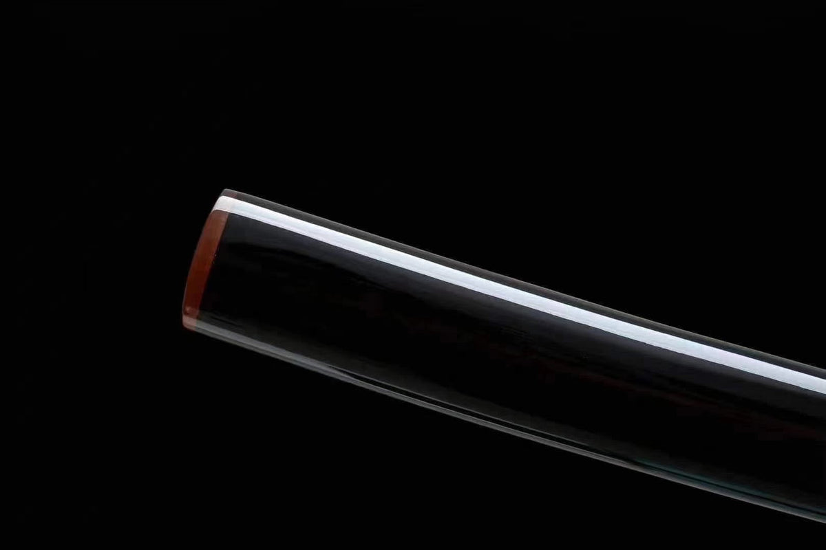 Gin 銀 Katana – Damascus Steel, Magnolia Saya – view 8