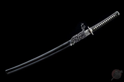 Densetsu 伝説 Katana – T10 Core, Damascus Hamon Steel – view 2