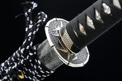 Densetsu 伝説 Katana – T10 Core, Damascus Hamon Steel – view 9