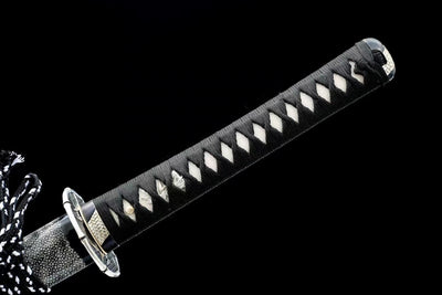 Densetsu 伝説 Katana – T10 Core, Damascus Hamon Steel – view 8