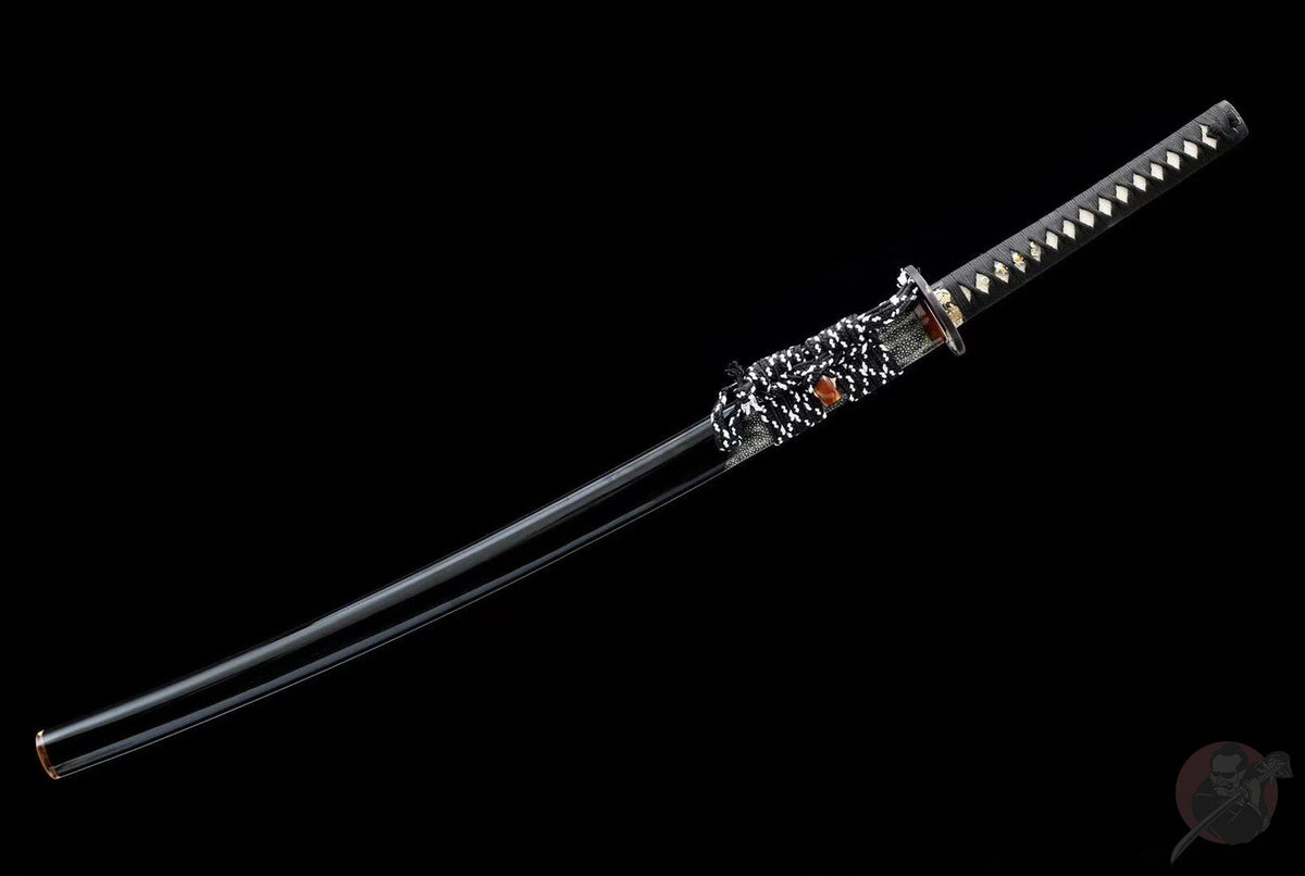 Kangaeruhito 考える人 Katana, Damascus Steel – view 6