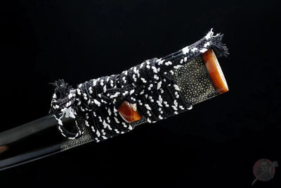 Kangaeruhito 考える人 Katana, Damascus Steel – view 10