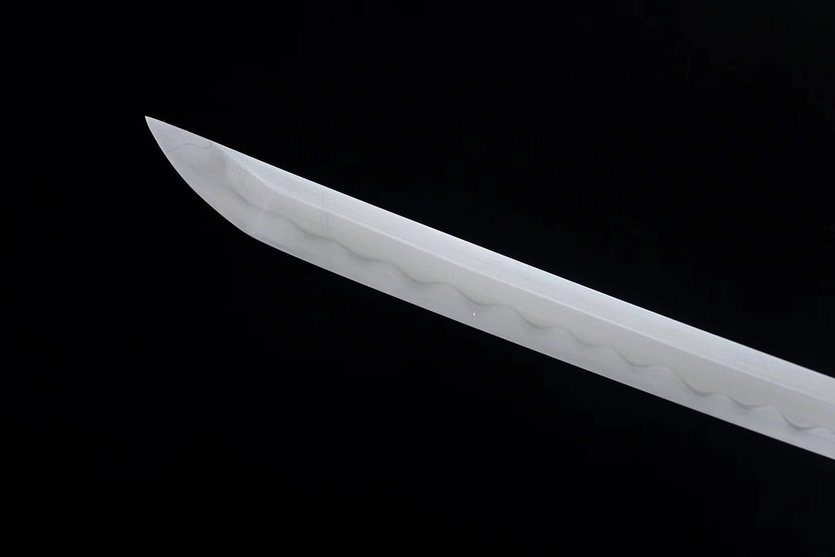 Ginga 銀河 Katana – San-Mai T10 and Damascus Steel – view 8