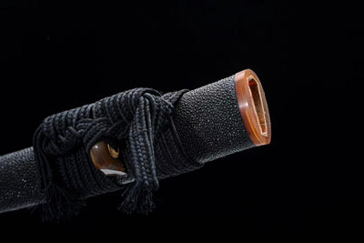 Ginga 銀河 Katana – San-Mai T10 and Damascus Steel – view 9