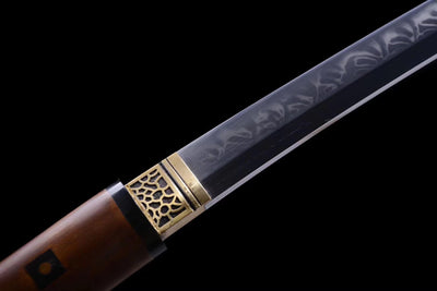 Hayashi 林 Wakizashi, T10 Steel, Dragon-Nail Hamon – view 7